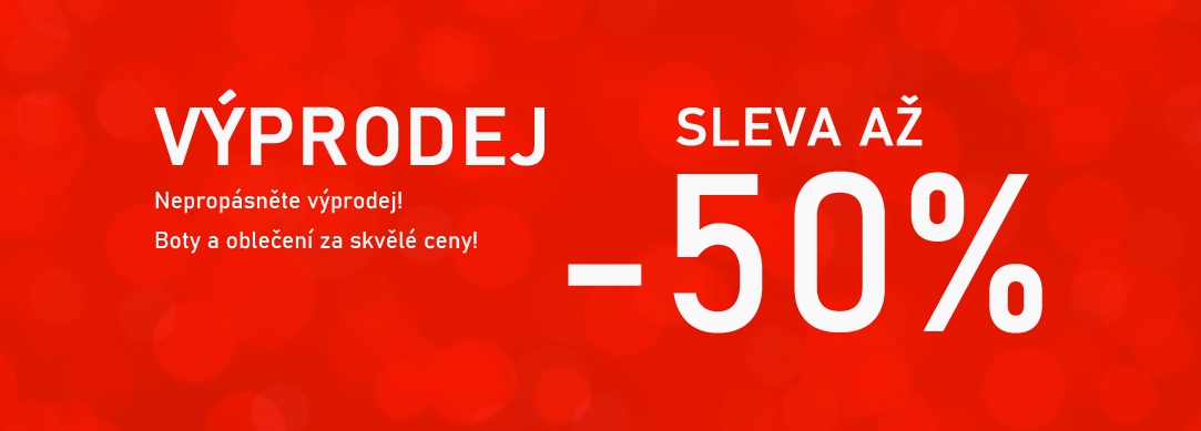 Nepropásněte výprodej! Boty a oblečení za skvělé ceny